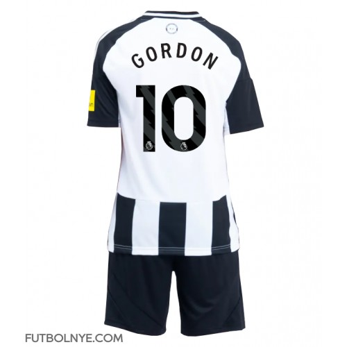 Camiseta Newcastle United Anthony Gordon #10 Primera Equipación para niños 2024-25 manga corta (+ pantalones cortos)